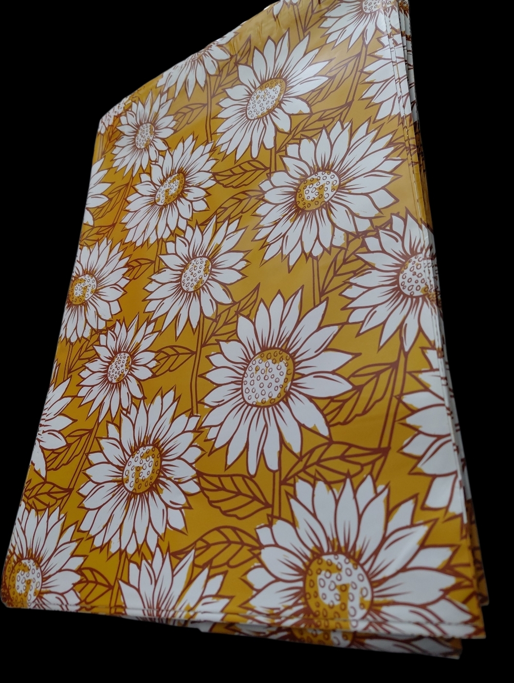 15ct. 14.5x19 Polymailers Sunflowers Random Thank You Cards/Stickers - Picture 4 of 5